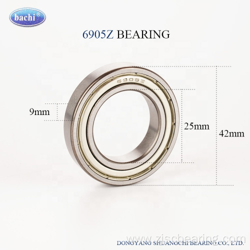 deep groove ball bearing 6905z 6905 zz